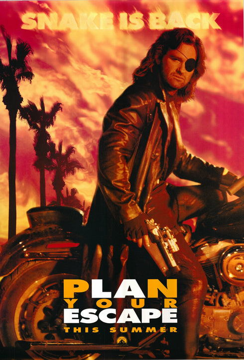 escape from la 1996 advance one sheet poster rolled double sided